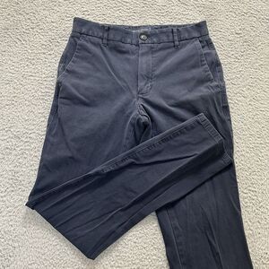 Everlane Uniform Pants Mens 30x32 (Actual 29x30.5) Blue Slim Fit‎ Chino Stretch